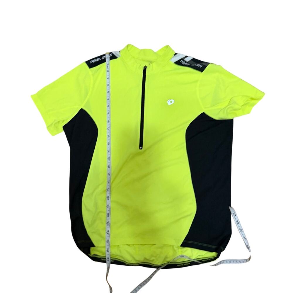 Men’s pearl Izumi bright yellow cycling jersey sz XXL biking activewear reflectv - Picture 5 of 9
